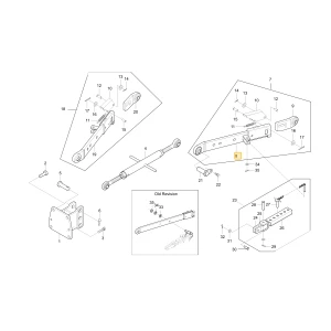 Korpus dolnego lewego łącznika KIOTI T2625-93024