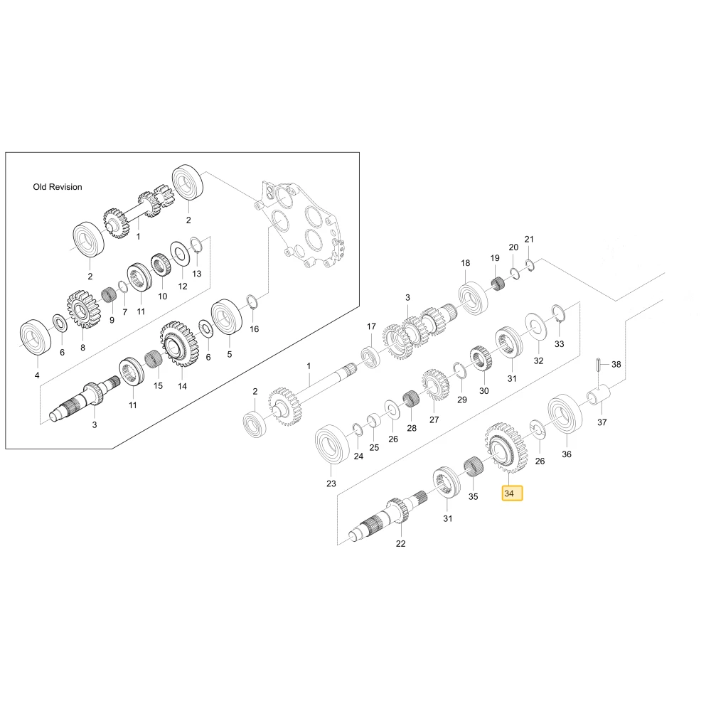 Koło zębate 30 KIOTI T2630-25143