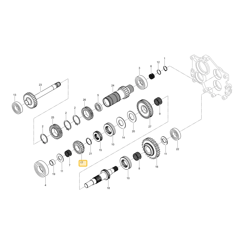 Koło zębate 22 KIOTI T2630-25184