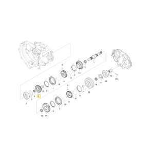 Koło zębate 24 KIOTI T2660-21711