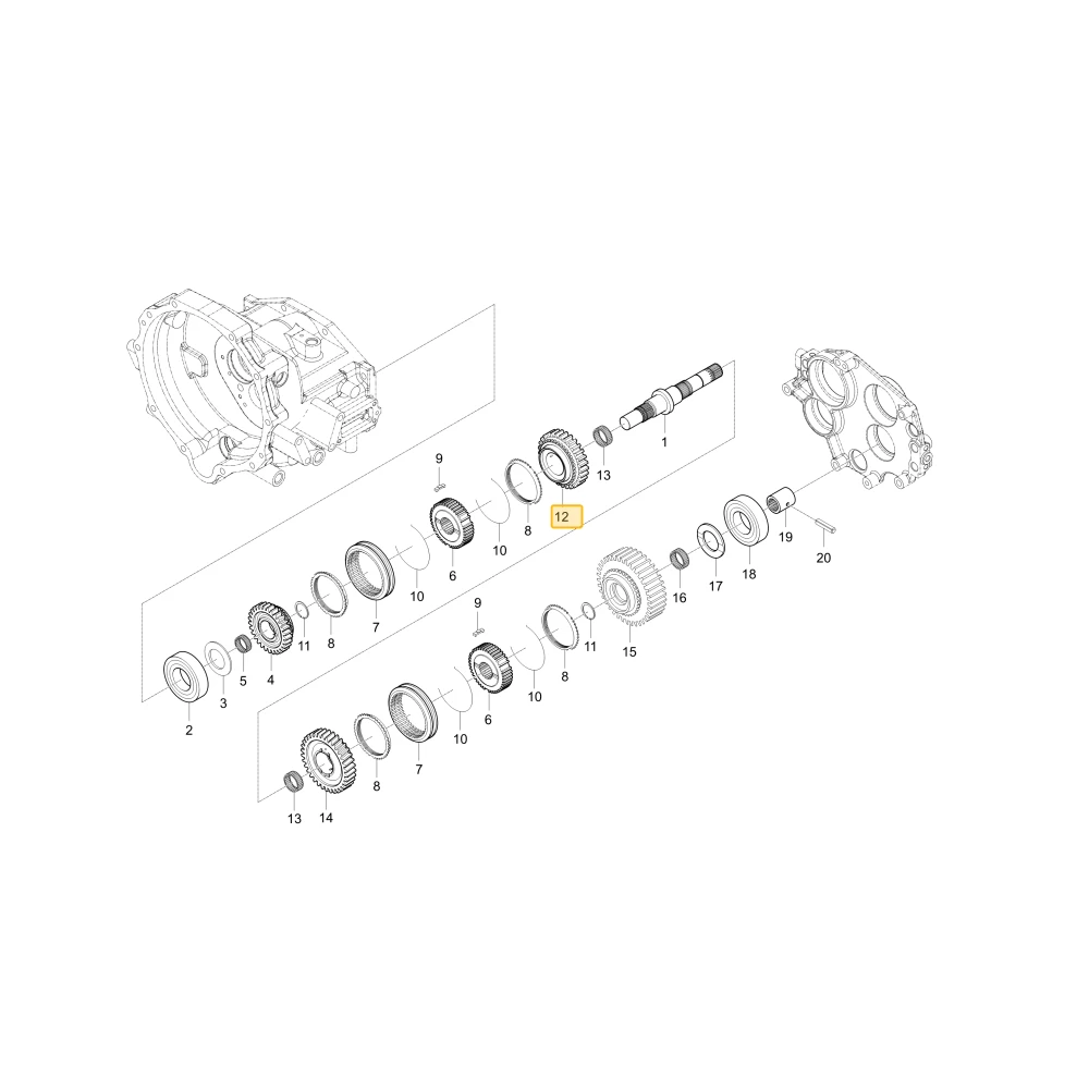 Koło zębate 29 KIOTI T2660-21721