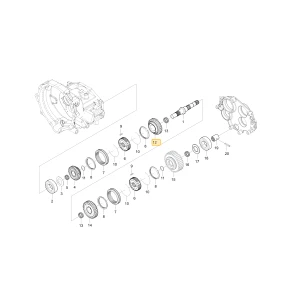 Koło zębate 29 KIOTI T2660-21721