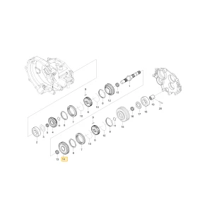 Koło zębate 33 KIOTI T2660-21731