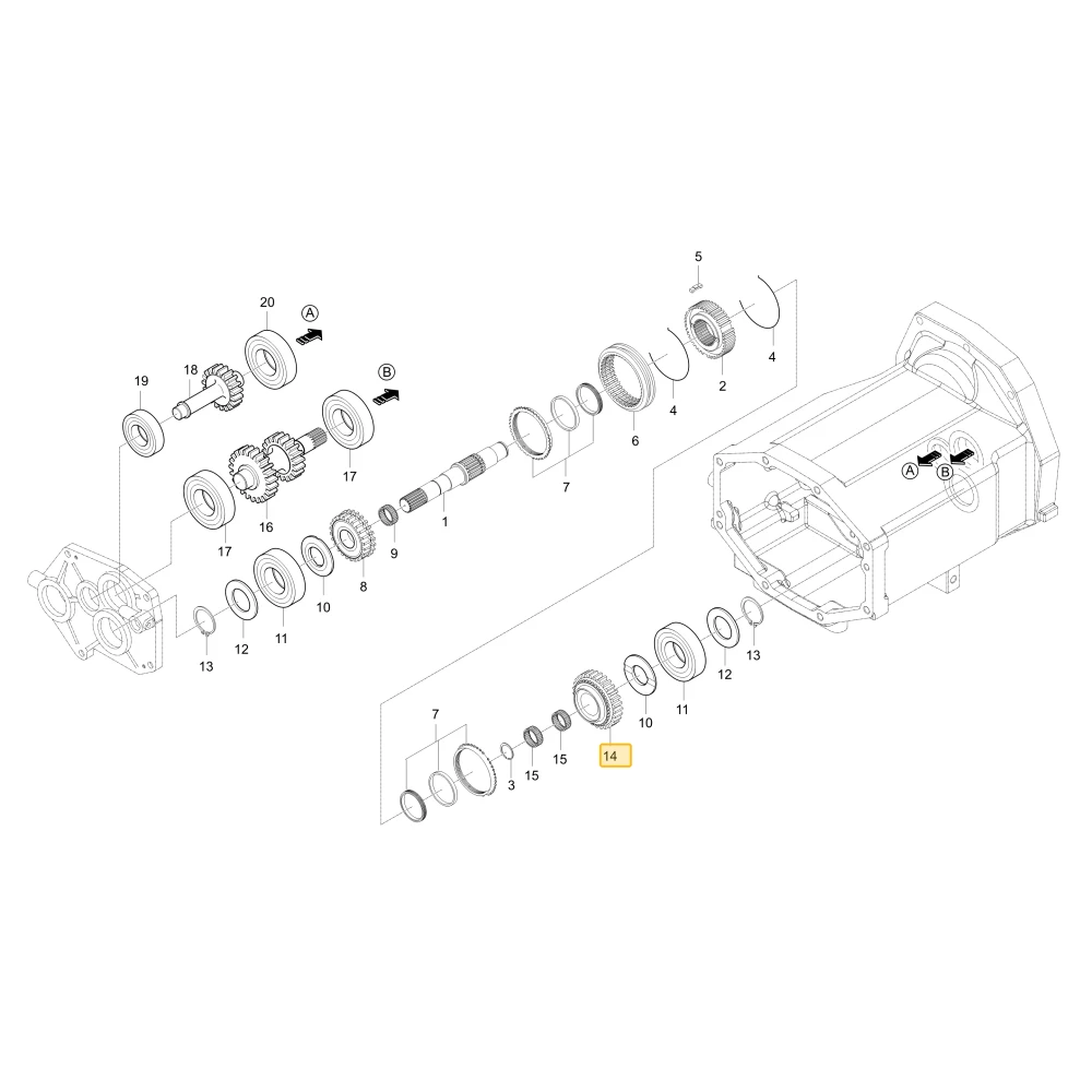 Koło zębate 16 KIOTI T2660-22621