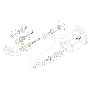 Koło zębate 23 21 KIOTI T2660-22641