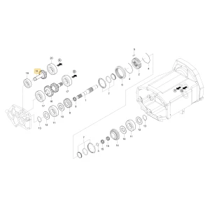 Koło zębate 18 KIOTI T2660-22721