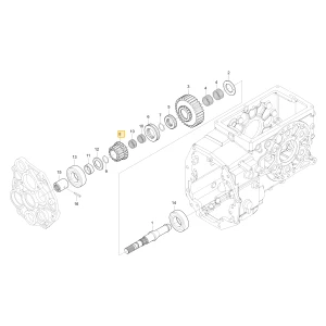 Koło zębate 18 KIOTI T2660-23651