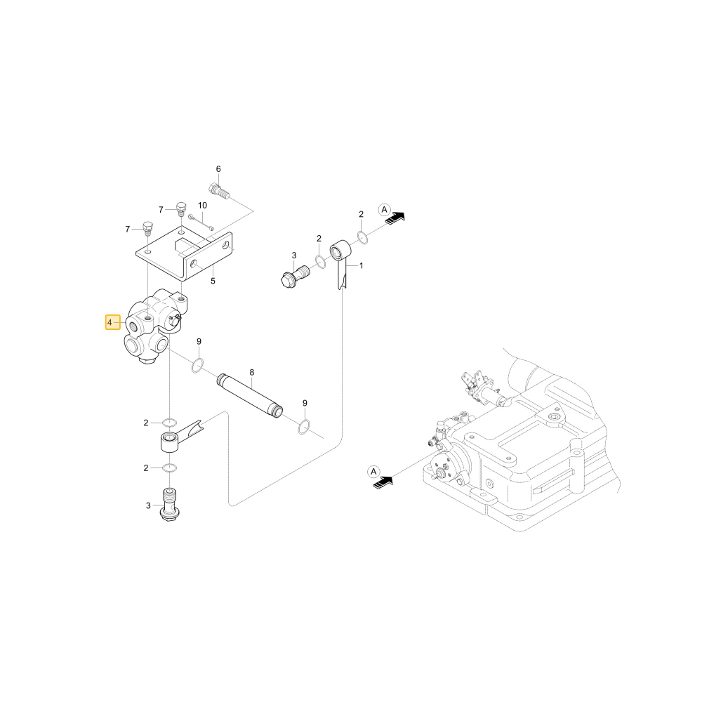 Blok hydrauliczny KIOTI T2660-37011