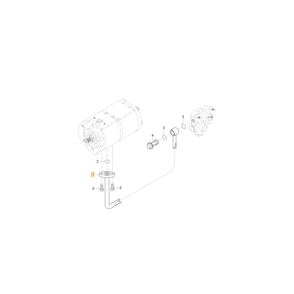 Rurka hydrauliczna KIOTI T2660-37071BB