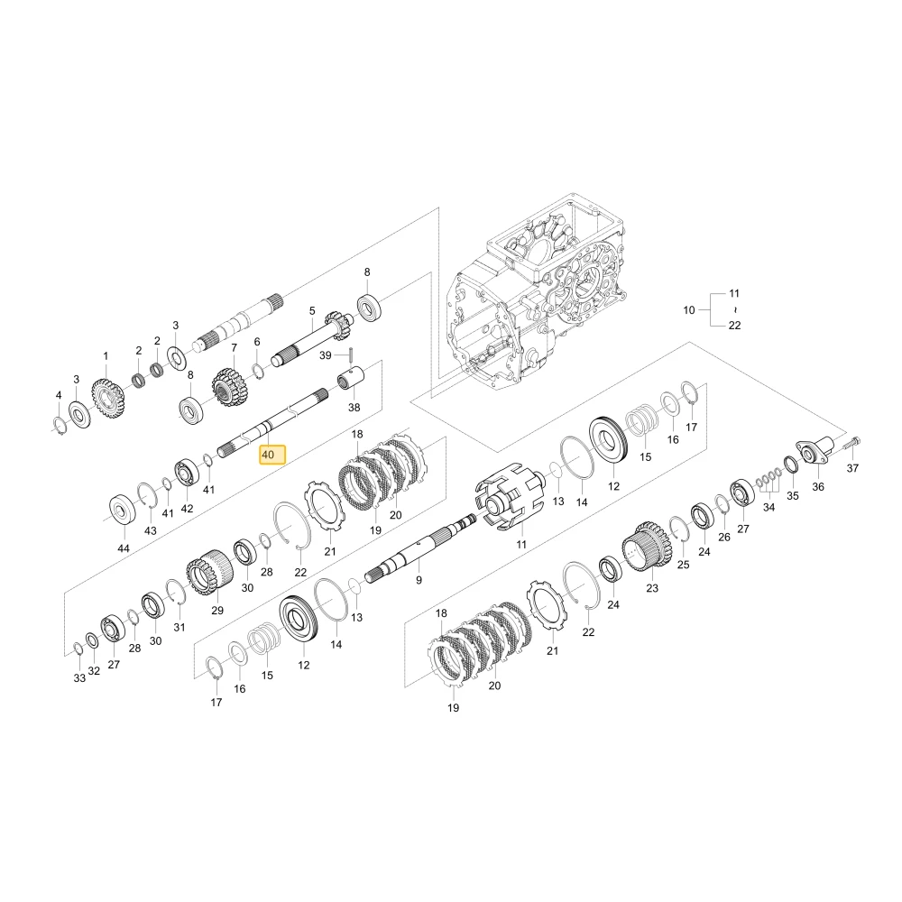 Wał napędowy 1 KIOTI T2660-44571