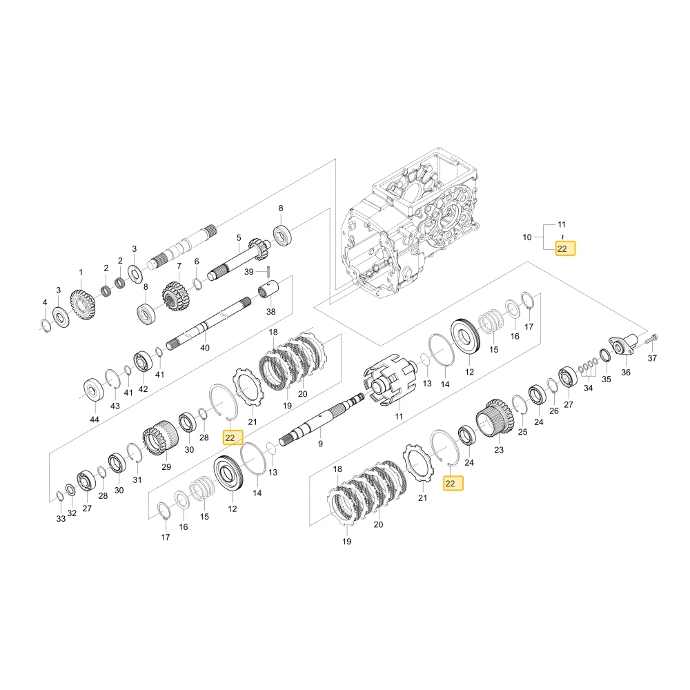 Pierścień zatrzasku KIOTI T2670-15362