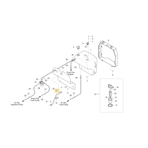 Uchwyt płyty Interception KIOTI T2825-81222BB