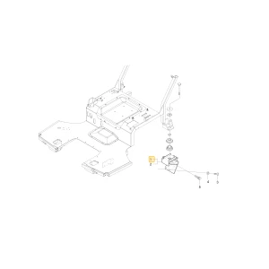Uchwyt łańcucha kontrolnego KIOTI T2876-97142ED