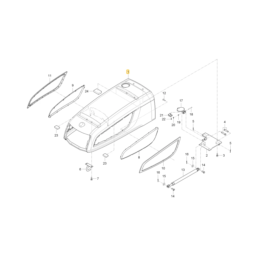 Maska KIOTI T4015-50704AR