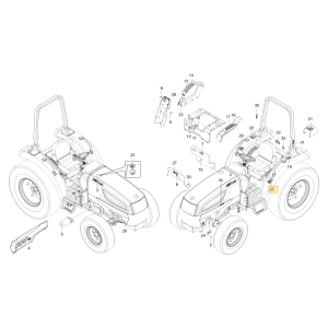 Naklejka prędkości KIOTI T4015-54151