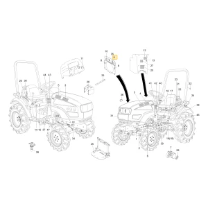 Naklejka ostrzegawcza Noise KIOTI T4025-58741