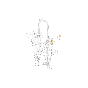 Lewa podpora ROPS KIOTI T4025-97221