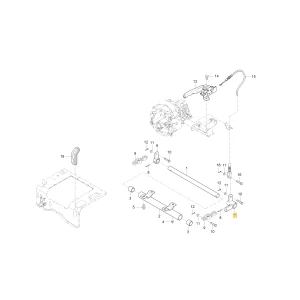 Dźwignia hamulca Exterior KIOTI T4111-55981