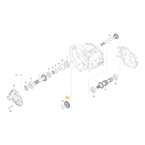 Koło zębate 27 KIOTI T4115-21521