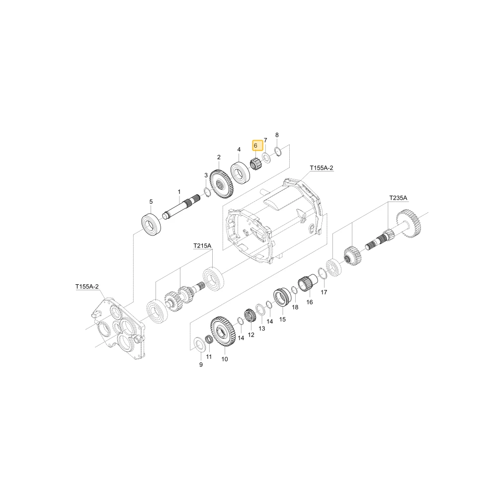 Koło zębate 13 KIOTI T4115-23731