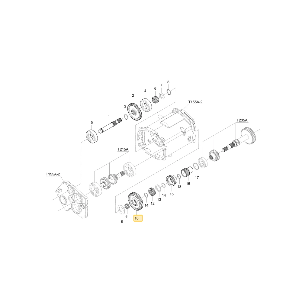 Koło zębate 40 KIOTI T4115-23741