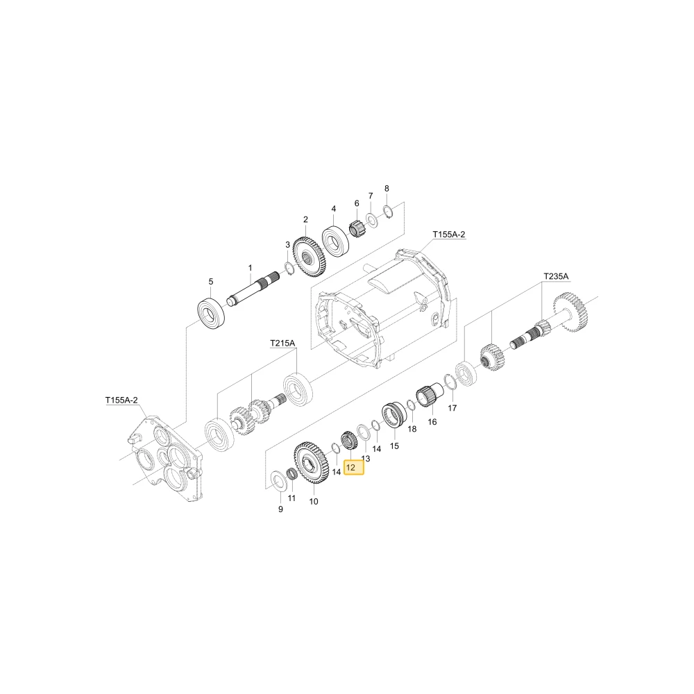 Występ wielowypustu KIOTI T4115-23761