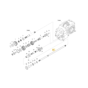 Wał napędowy 1 KIOTI T4115-44571