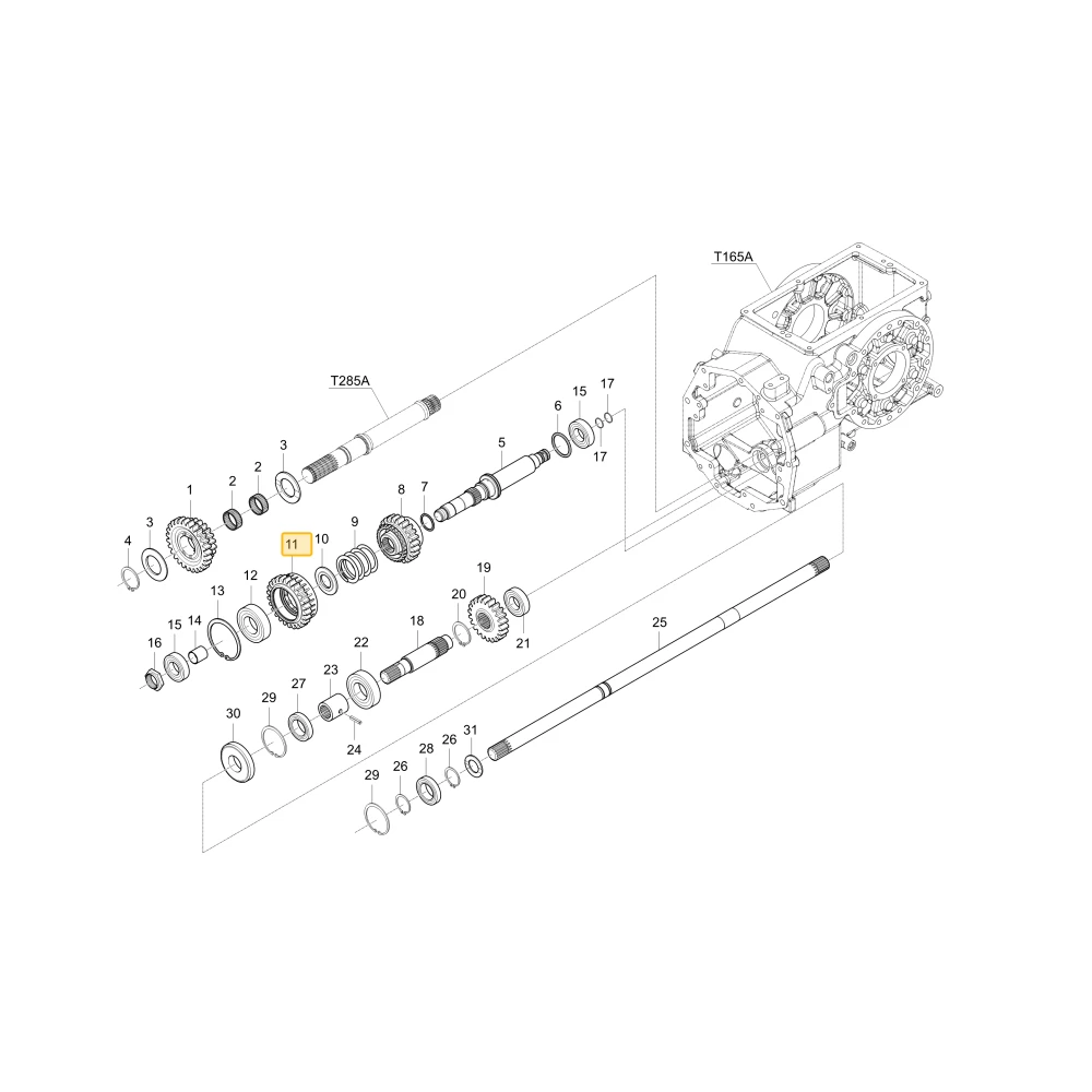 Koło zębate 26 KIOTI T4115-44642