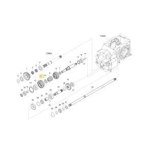 Koło zębate 26 KIOTI T4115-44642