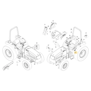 Naklejka prędkości KIOTI T4115-54151