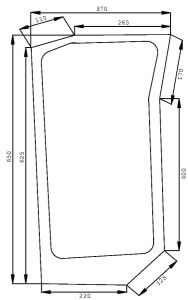 Windscreen lower OEM