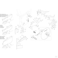 Oś kół dociskowych GASPARDO G15226610R | poltechparts.pl