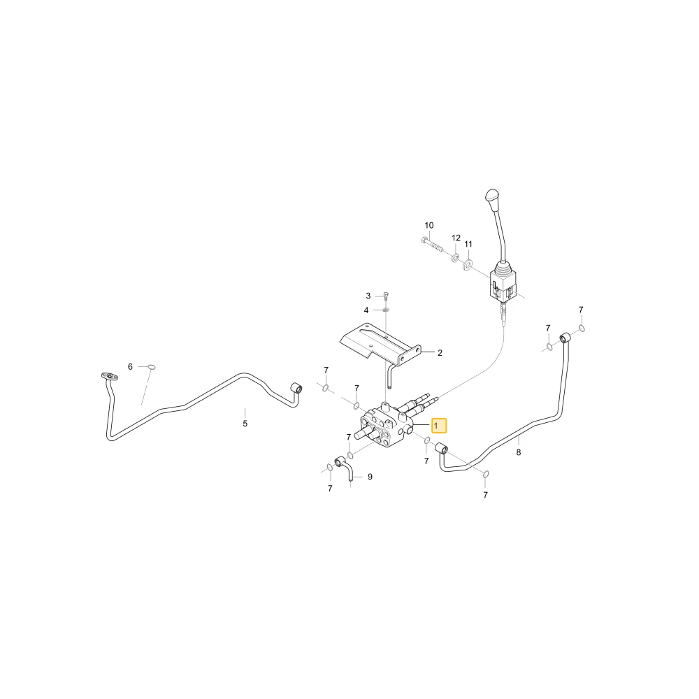 Zawór joysticka KIOTI T4121-90201