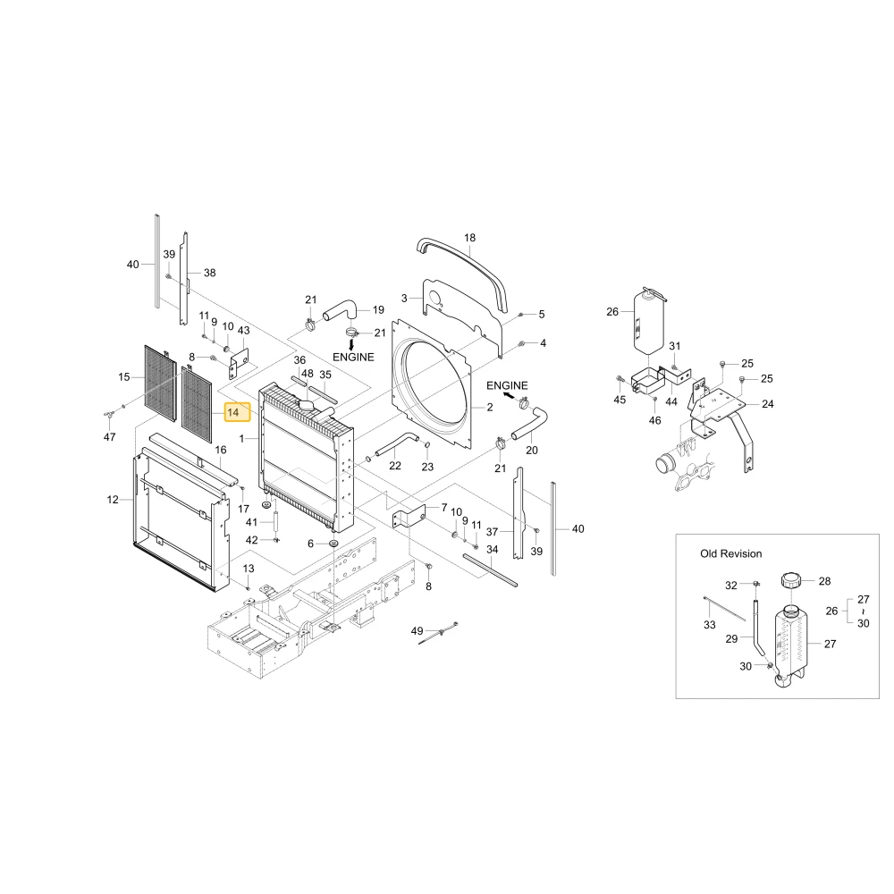 Siatka 1 KIOTI T4125-13113BB