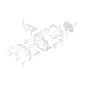 Środkowa obudowa KIOTI T4125-21152