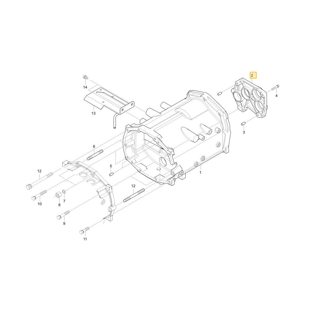 Pokrywa łożyska KIOTI T4125-22701