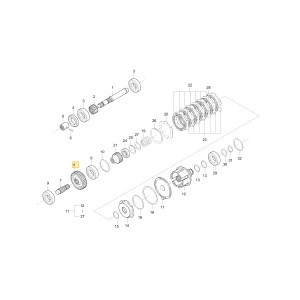 Koło zębate 34 KIOTI T4125-25241
