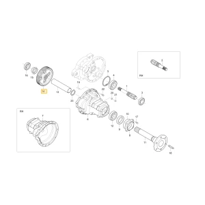 Koło zębate 60 KIOTI T4125-26831