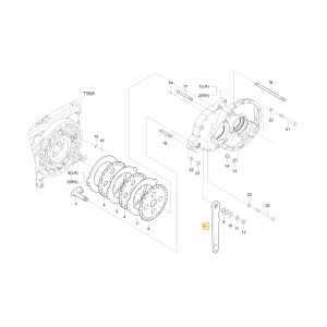Dźwignia krzywki hamulca KIOTI T4125-28223
