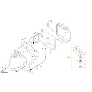 Filtr paliwowy KIOTI T4125-35012