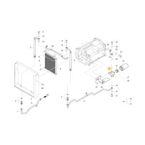 Wspornik filtra HST KIOTI T4125-38032