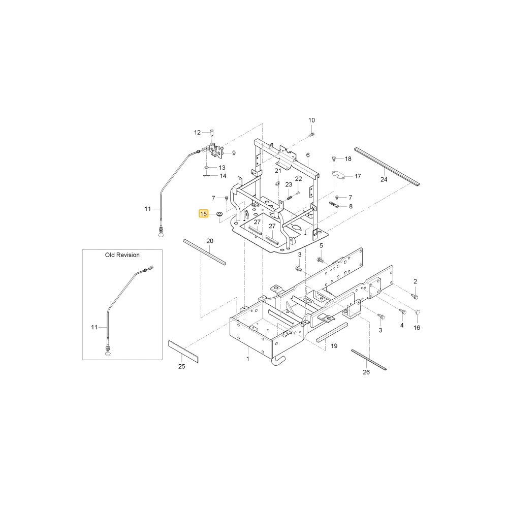 Poduszka gumowa KIOTI T4125-50591