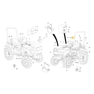 Naklejka ostrzegawcza Noise KIOTI T4125-56141