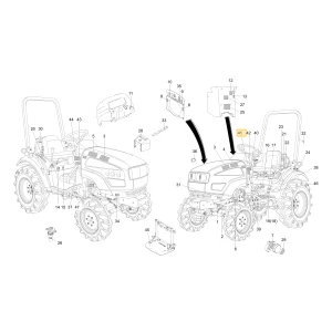 Naklejka osłony KIOTI T4125-56151