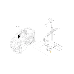 Wspornik neutralnego przełącznika KIOTI T4125-60411