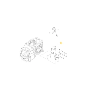 Dźwignia Rangeshift KIOTI T4125-60433BB