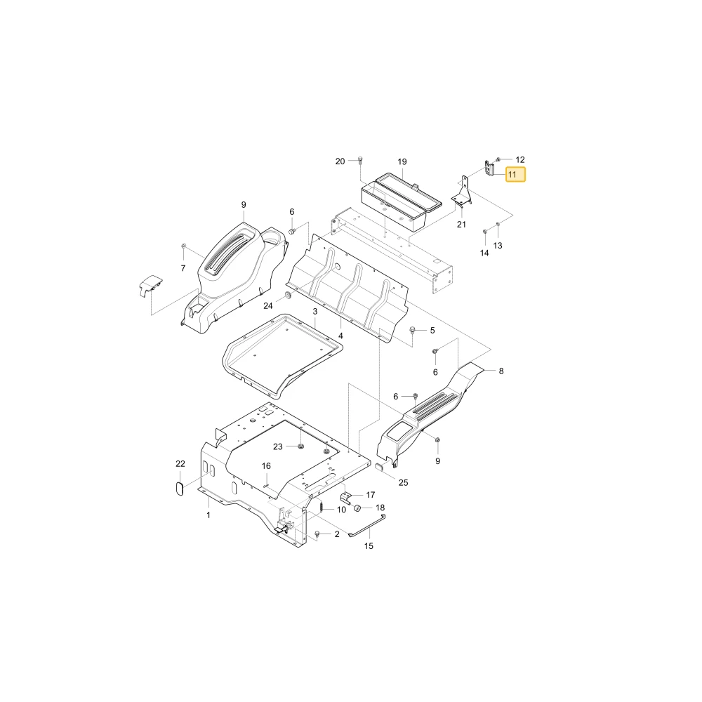 Wspornik Smv KIOTI T4125-70511TP