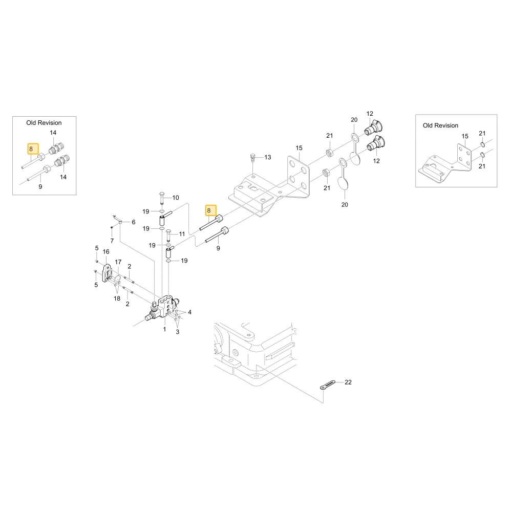 Rurka hydrauliczna A KIOTI T4125-90012
