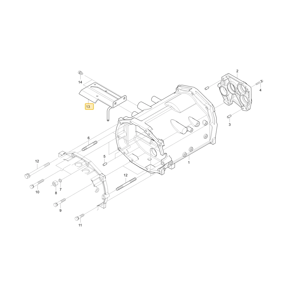 Rozpórka zaworu joysticka KIOTI T4125-90232