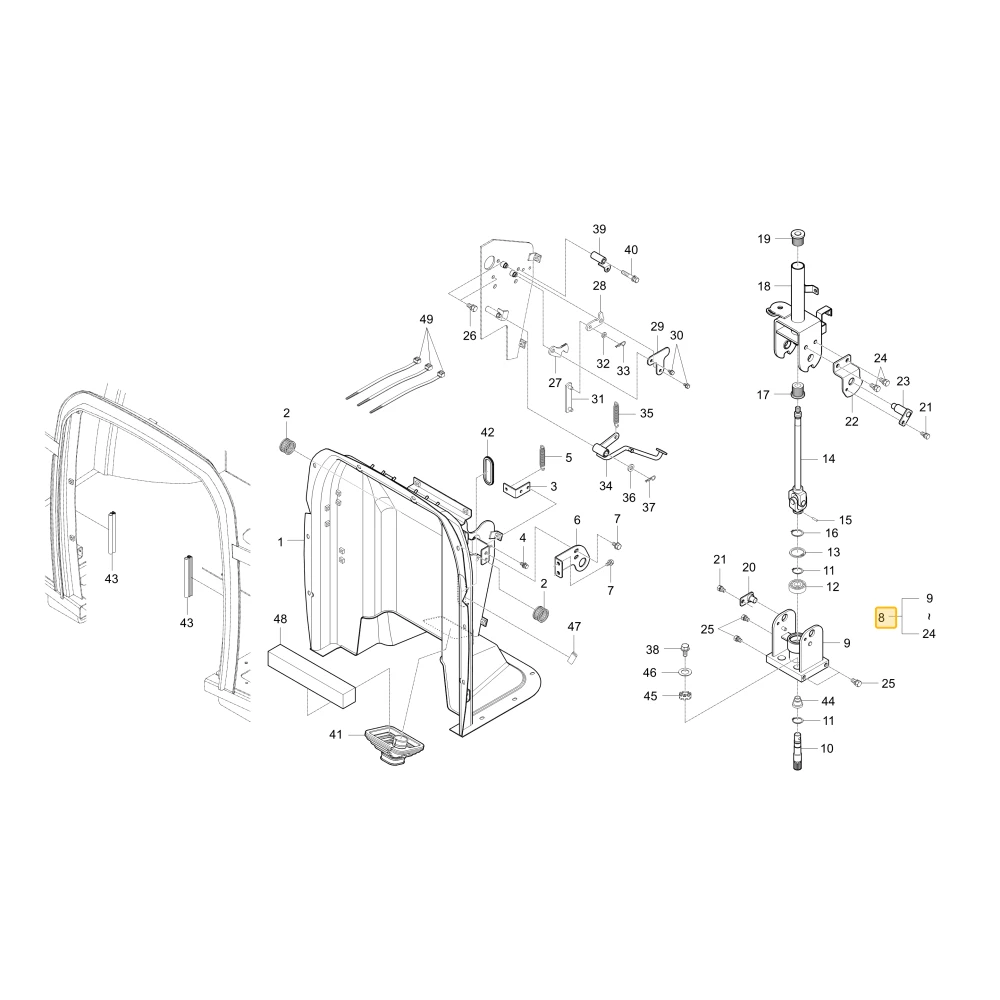 Kierowniczy KIOTI T4145-66103